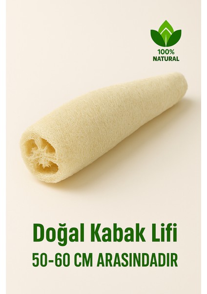 Doğal Jumbo Kabak Lifi Kesesi 50x60 cm
