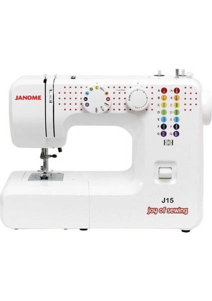 J15 Manuel Dikiş ve Nakış Makinesi – 13 Desen, İlik Açma, Zigzag, Esnek Dikiş ve Dahili Aydınlatma