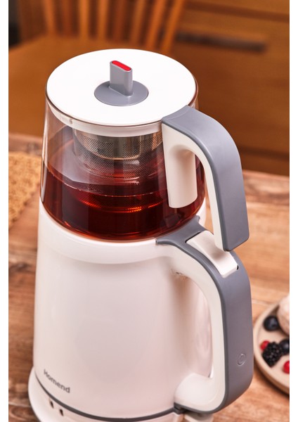 Royaltea 1745H Krem Renk Çay Makinesi – Şık Tasarım, Yüksek Demleme Performansı ve 1,7 L Kapasite indirimleri