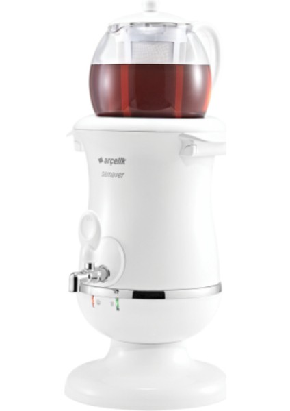 K 3285 C Paslanmaz Çelik Elektrikli Semaver – 1.8 L Çaydanlık ve 1.7 L Su Isıtıcı Kapasitesi modelleri