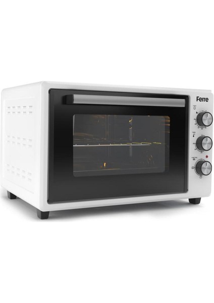 Beyaz Mini Fırın 35 L – 3 Programlı, Dayanıklı Çelik Gövde, Enerji Tasarruflu ve Kompakt Tasarım fırsatları