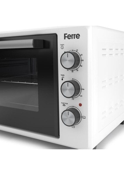 Beyaz Mini Fırın 35 L – 3 Programlı, Dayanıklı Çelik Gövde, Enerji Tasarruflu ve Kompakt Tasarım indirimleri