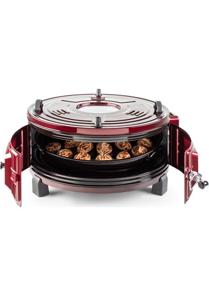 1000-T Lüks Yuvarlak Döner Fırın 42 lt Metal Gövde, Termostatlı, A+++ Enerji Sınıfı ve Çok Fonksiyonlu Pişirme Özellikleri indirimleri
