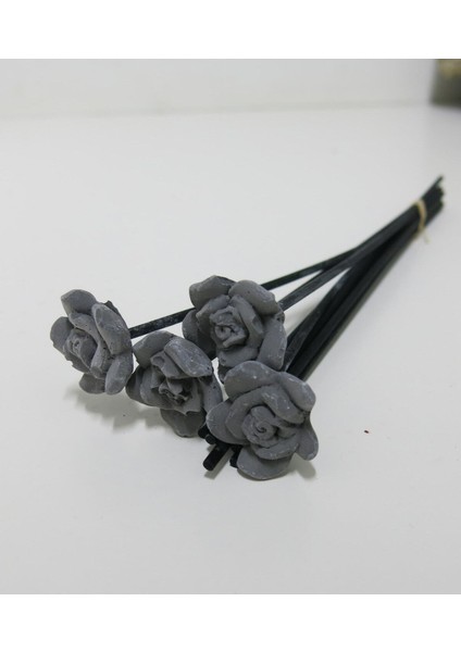 12'li Taş Süslemeli Siyah Suni Kamış Çiçek Demeti – Ev ve Ofis Dekoratif Aranjmanlar İçin fırsatları