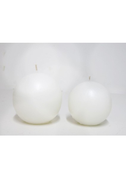 2'li Ekru Top Mum Seti (7-8 cm) fiyatları