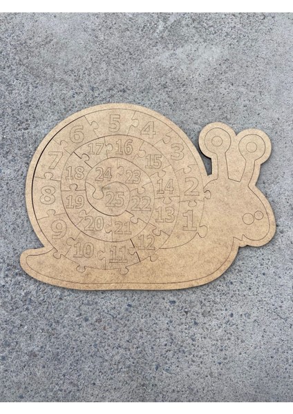 Boyanabilir Salyangoz Puzzle|39*30 CM|EO6003