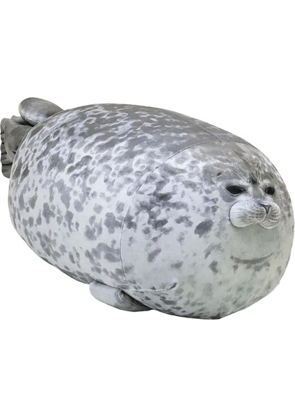 Oyuncak Bebek Uyku Çocuklar Için Yastık Hediyeleri Kızlar 30 cm Angry Blob Seal Yastığı Tombul 3D Deniz Aslan Bebeği Peluş Dolgsedcolor: Gri (Yurt Dışından)