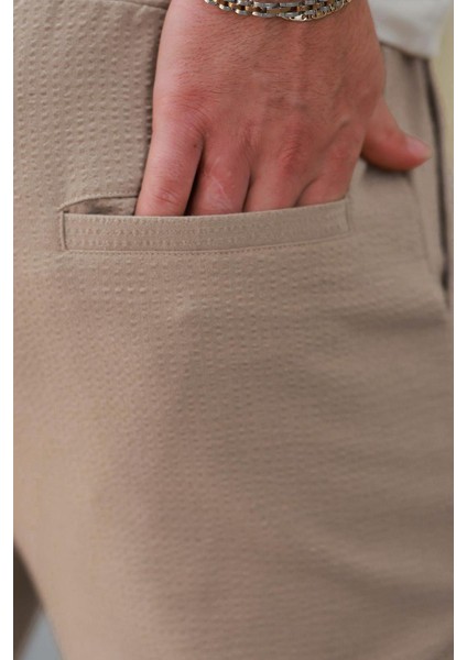 Bej Regular Fit Erkek Pantolon E6572 fırsatları