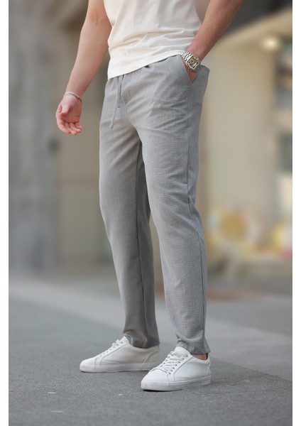Gri Regular Fit Erkek Pantolon E6572