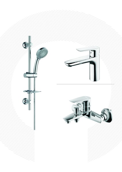 Solo Lavabo Banyo Armatürü ve Duş Seti