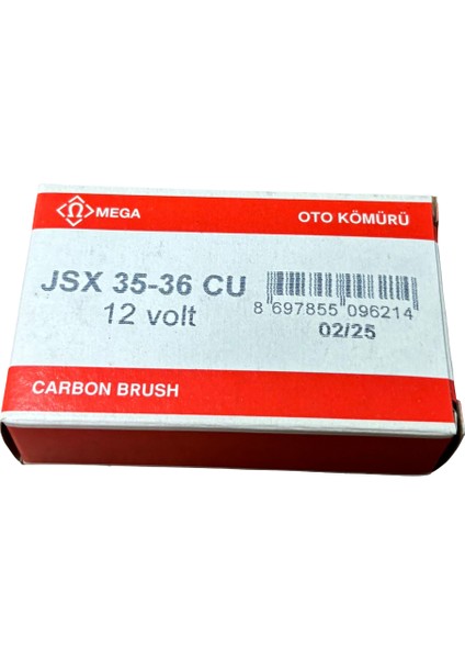 Jsx 35-36 Cu Doğan Slx Marş Kömürü 1 Adet Fiyatı