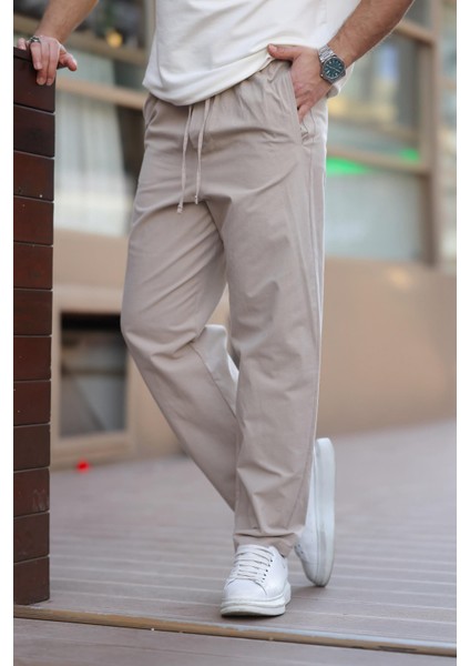 Bej Rahat Kesim Erkek Pantolon E6561 modelleri