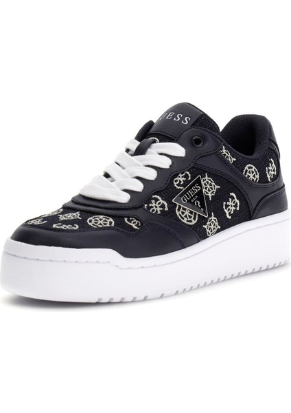 Kadın Miram7 Pırıltılı Monogram Desenli Platform Sneaker - Mix