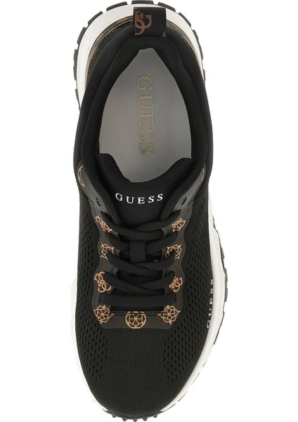 Kadın Runit2 Monogram Desenli Kalın Tabanlı Sneaker - Siyah fırsatları