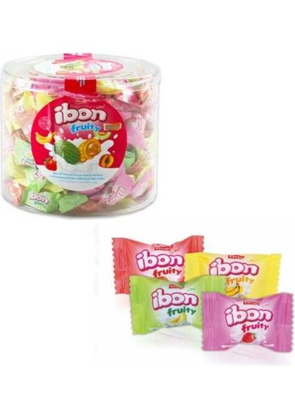 Ibon 1000 g Silindir Kutu Sütlü ve Meyveli Karışık Aromalı Yumuşak Şeker – Lezzetli Atıştırmalık fırsatları