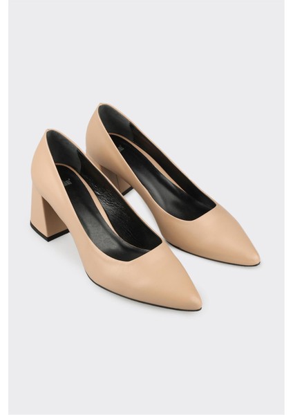 Naturel Deri Kadın Stiletto fiyatları