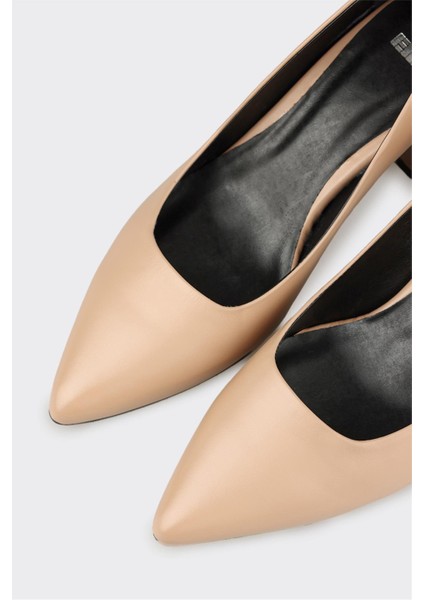 Naturel Deri Kadın Stiletto fırsatları