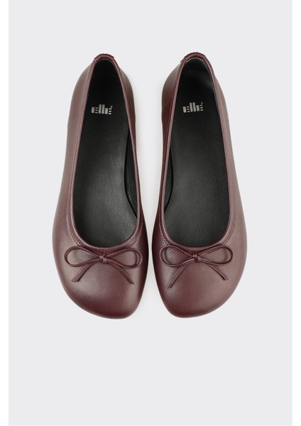 Bordo Deri Kadın Günlük Ayakkabı fırsatları