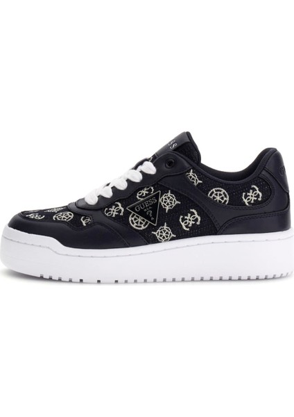 Kadın Miram7 Pırıltılı Monogram Desenli Platform Sneaker - Mix fiyatları