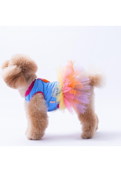 Açık Mavi Dondurma Nakışlı Ice Cream Kedi Köpek Elbisesi - Kedi Köpek Kıyafeti fiyatları