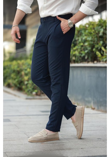 Lacivert Basic Erkek Pantolon E6576