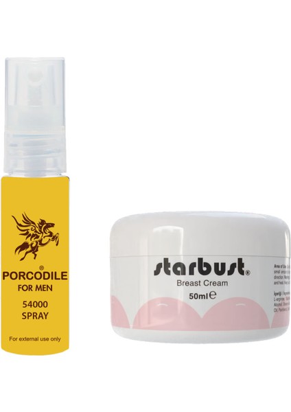 Göğüs Kremi + Porcodile Sprey