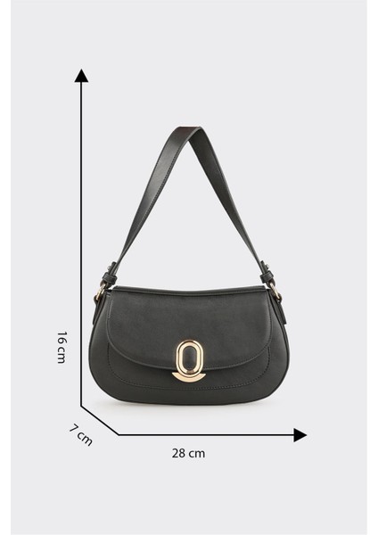 Siyah Kadın Omuz Çantası
