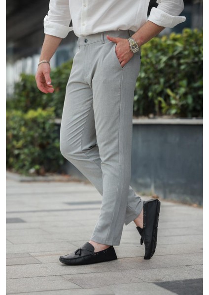 Gri Basic Erkek Pantolon E6576