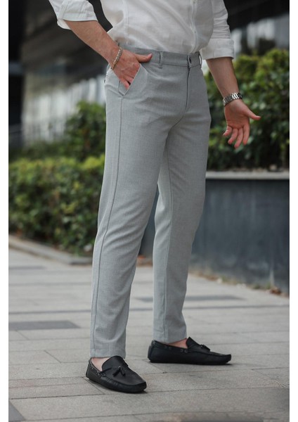 Gri Basic Erkek Pantolon E6576 modelleri