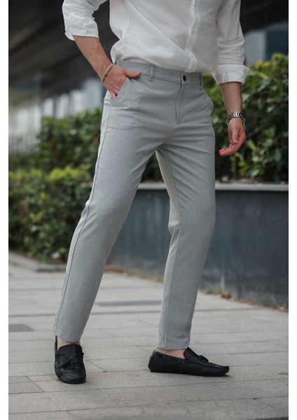 Gri Basic Erkek Pantolon E6576 fırsatları