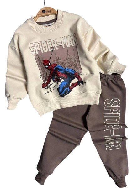 Örümcek Adam Kahverengi Renk Erkek Çocuk Eşofman Takım fiyatları