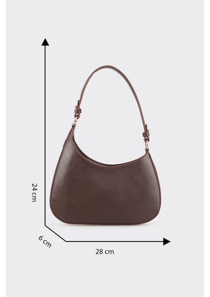 Bordo Kadın Omuz Çantası