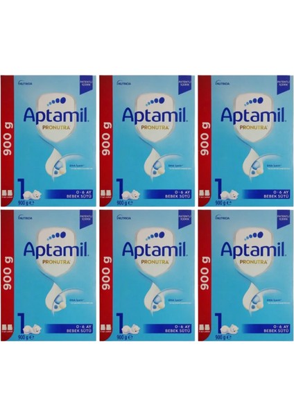 1 Devam Sütü Pronutra 900 gr 6'lı Fırsat Paketi