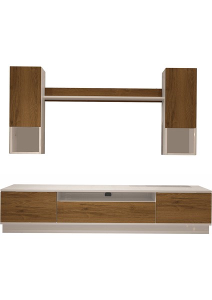 Trio 5das Mdf Tv Ünitesi Tv Sehpası - Beyaz - Pera fırsatları