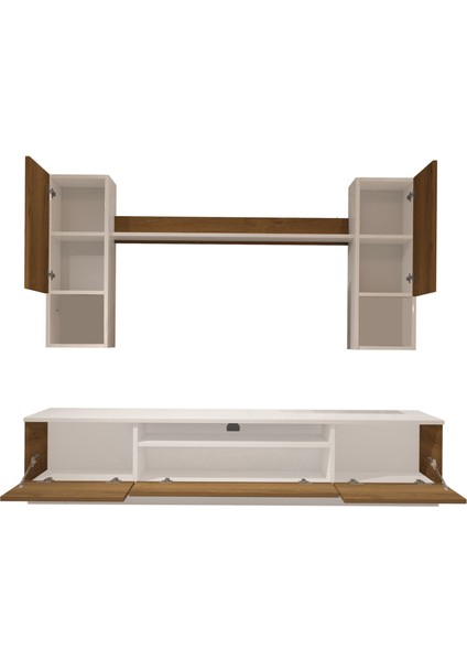 Trio 5das Mdf Tv Ünitesi Tv Sehpası - Beyaz - Pera indirimleri