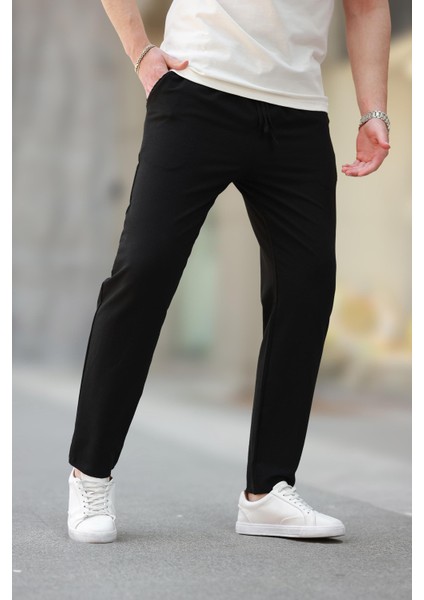 Siyah Regular Fit Erkek Pantolon E6572