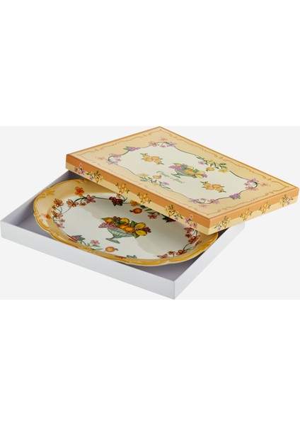 Il Sogno Turuncu Stoneware Servis Tabağı 38X27 cm modelleri