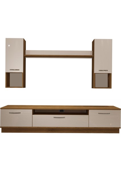Trio 5da Mdf Tv Ünitesi Tv Sehpası - Pera - Beyaz fırsatları