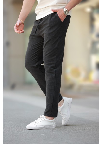 Antrasit Regular Fit Erkek Pantolon E6572