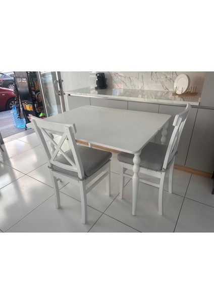 130 x 45 cm Katlanır Mutfak Masa Takımı fırsatları