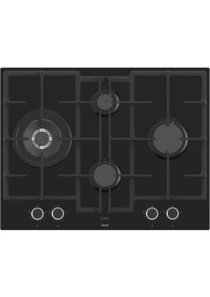 ED075 Wfa 67 cm Kademe Kontrollü Siyah Ocak