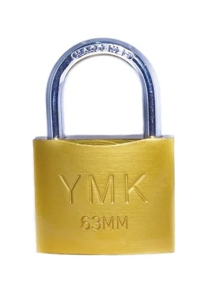 Eko Sarı Boyalı Kısa Kancalı Asma Kilit 63MM