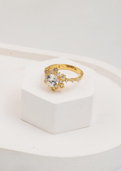 Serenay 14 Ayar Altın Tektaş Yüzük fırsatları