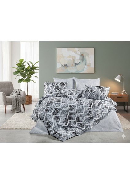 Ranforce Coza Gri Çift Kişilik Nevresim Takımı fiyatları