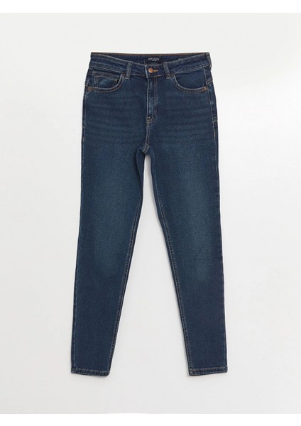 Lcw Jeans Indigo Yüksek Bel Push Up Kadın Jean Pantolon