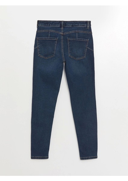 Lcw Jeans Indigo Yüksek Bel Push Up Kadın Jean Pantolon