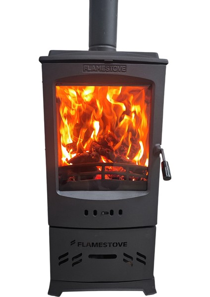 FS-205 Lodi Odun Hazneli Tek Camlı (Füme) Döküm Soba fiyatları