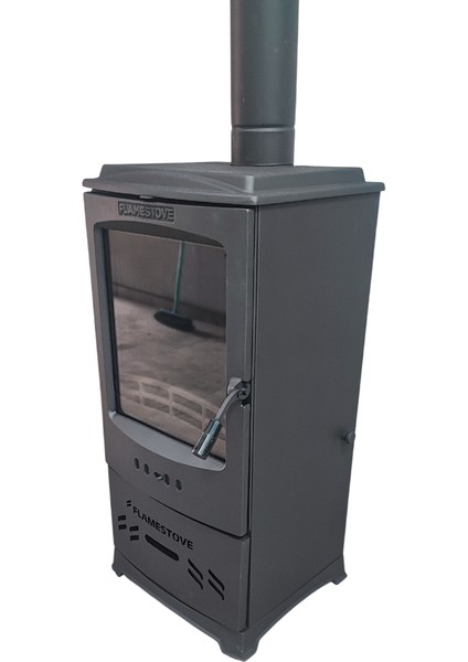 FS-205 Lodi Odun Hazneli Tek Camlı (Füme) Döküm Soba modelleri