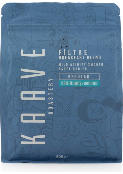 Roastery Breakfast Blend Filtre Kahve 500 gr
