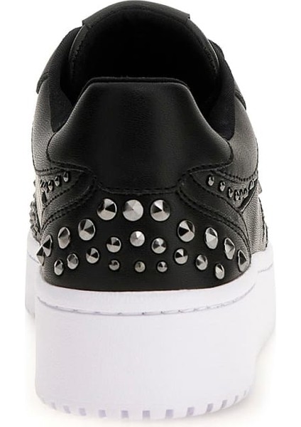 Kadın Mogana Zımbalı Platform Sneaker - Siyah modelleri